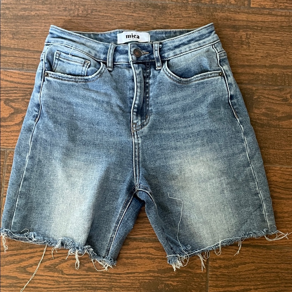 mica Women's Light Blue Denim Jean Shorts